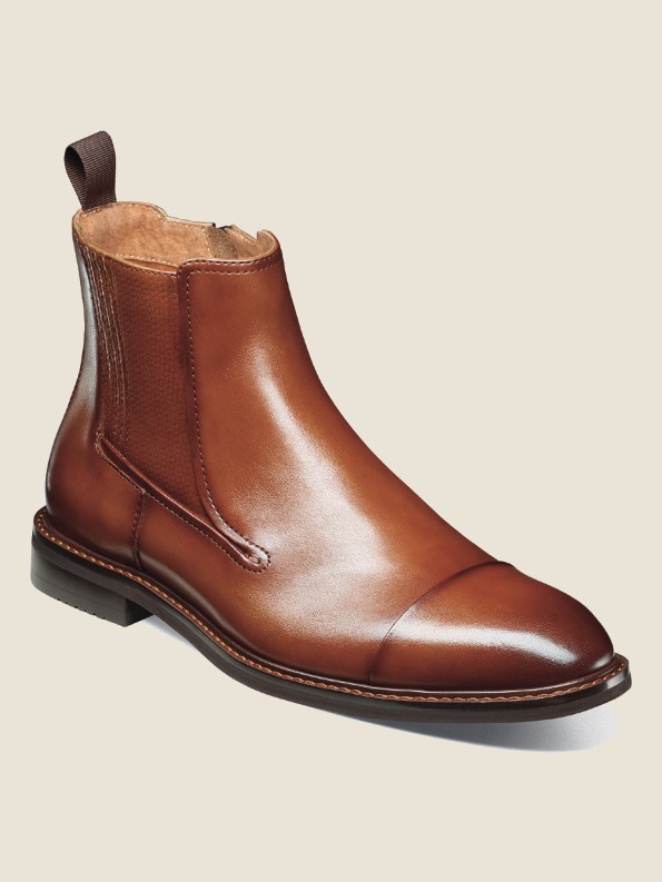 Berkshire Cap Toe Inside Zip Boot