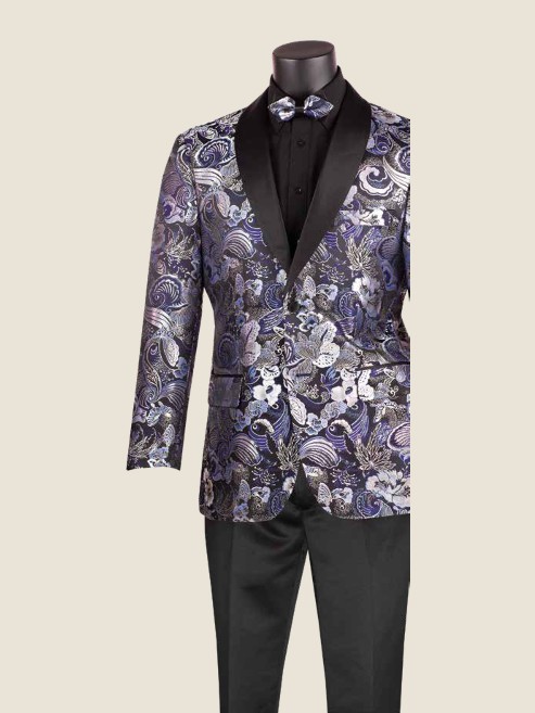 Modern Sport Coat, Jacquard fabric