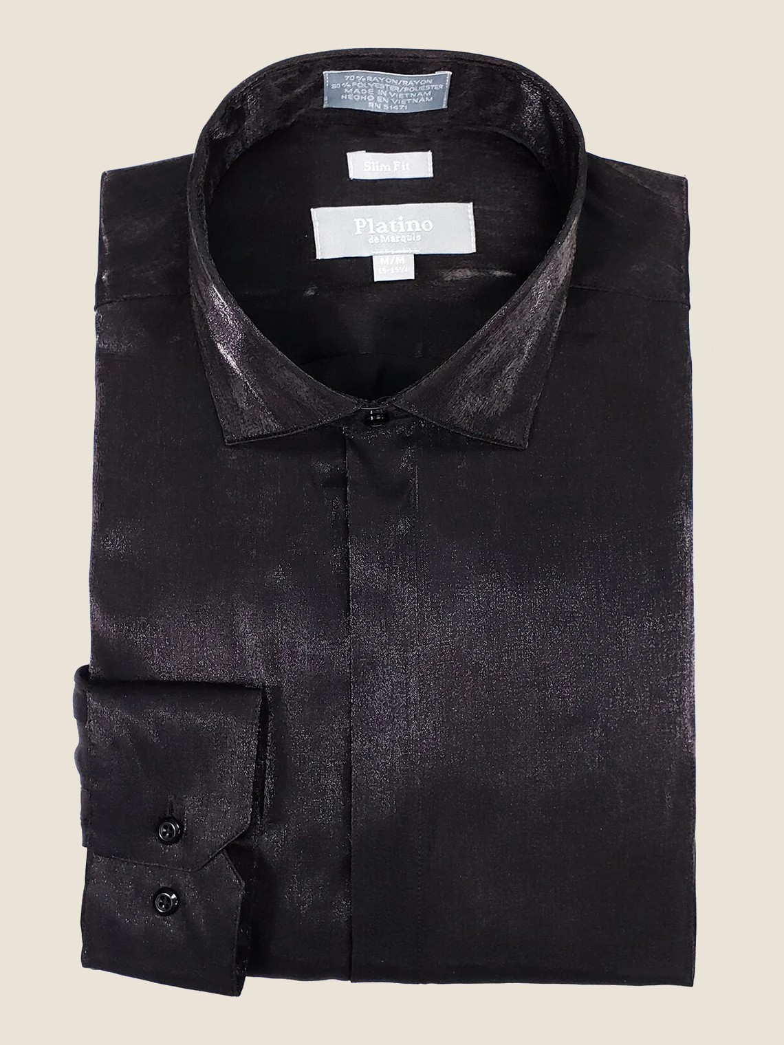 Shiny Slim Fit Shirt