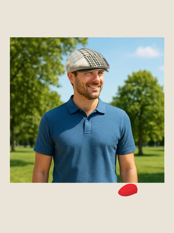 Flat cap, Ice Blue