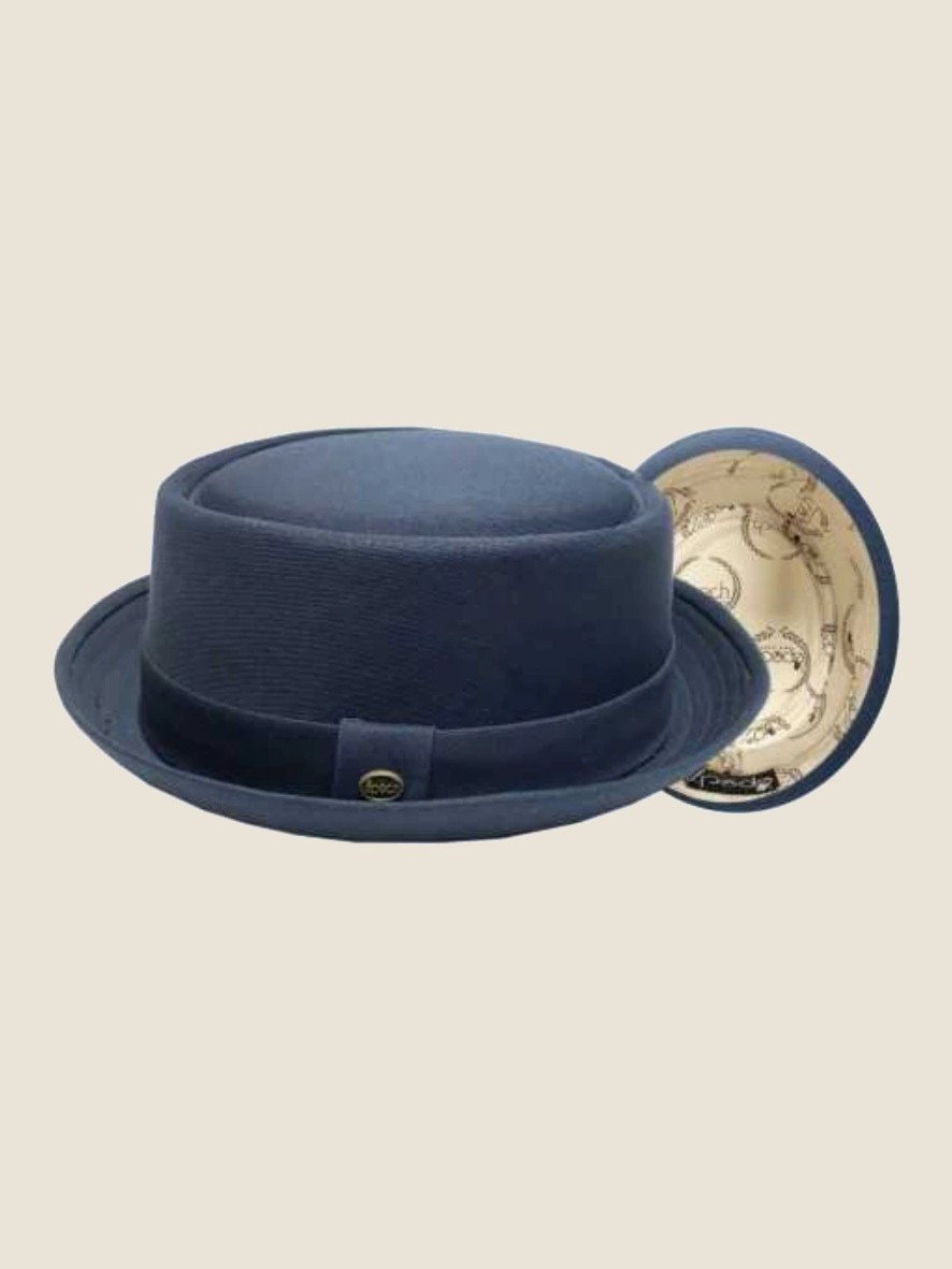 Wide-brim hat, Navy
