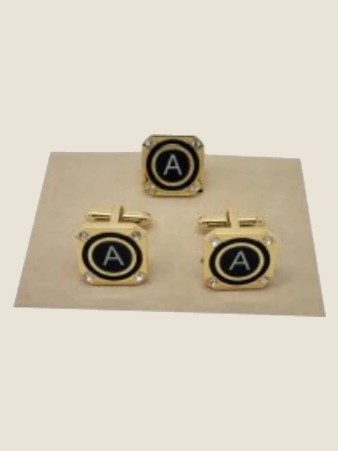 Cufflinks, Khaki