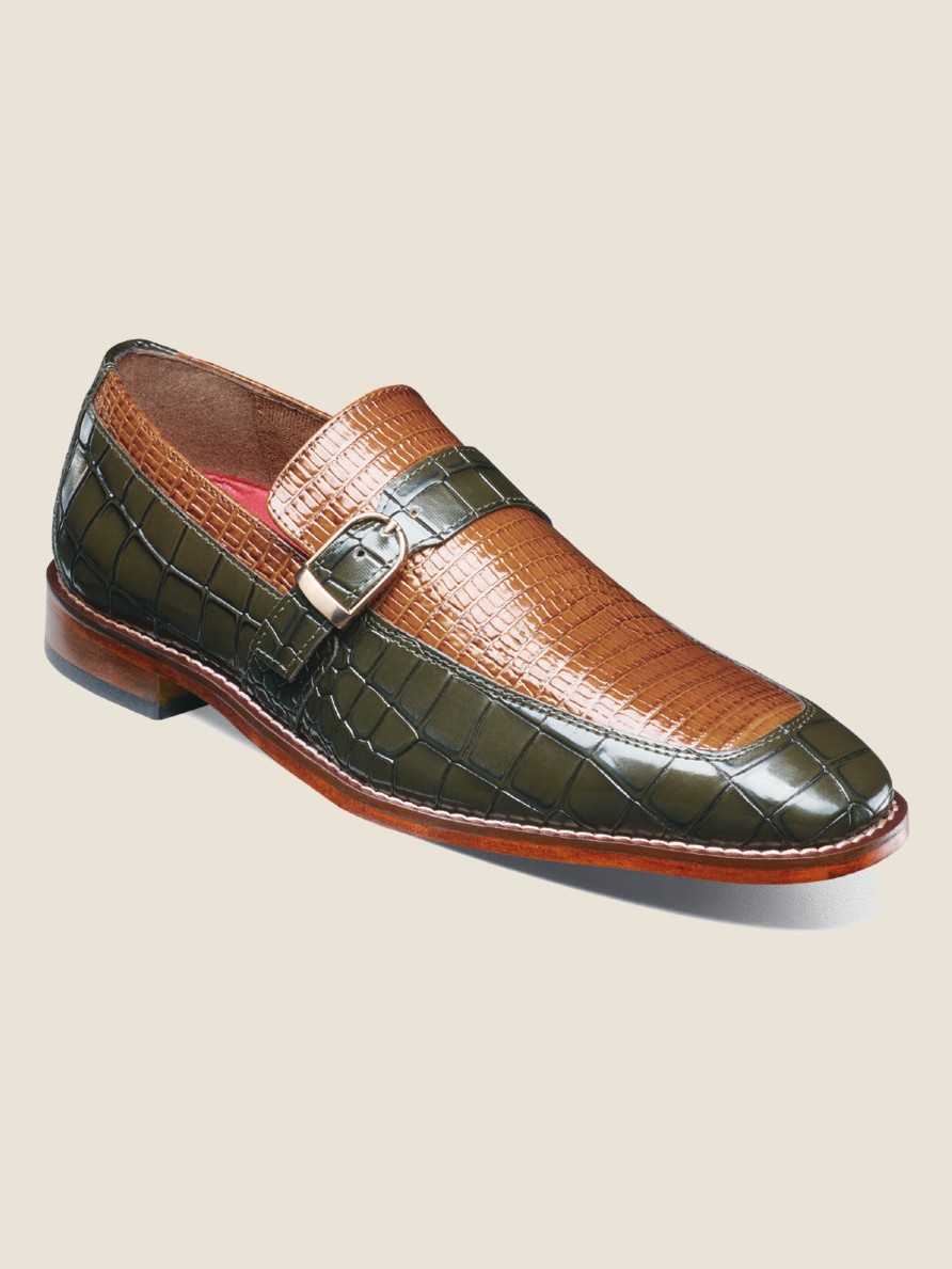 Rubiano Moc Toe Buckle Strap Slip On