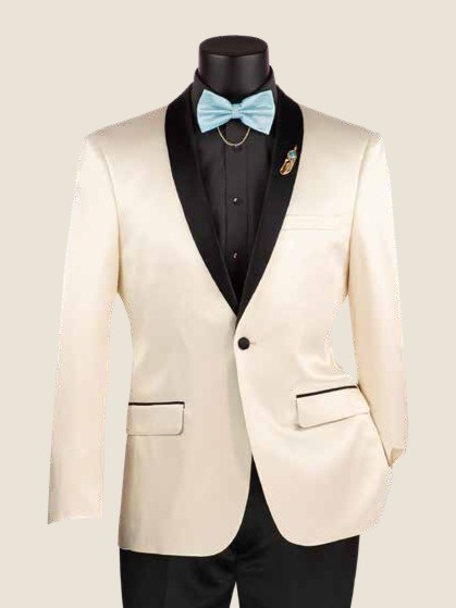 Slim Sport Coat, Stretch Sateen
