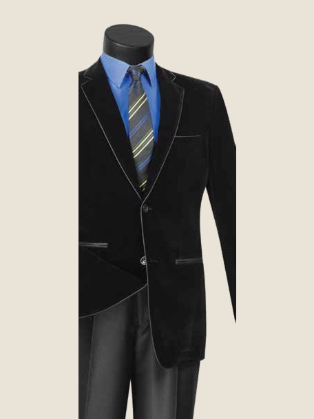 Slim Sport Coat, Velvet