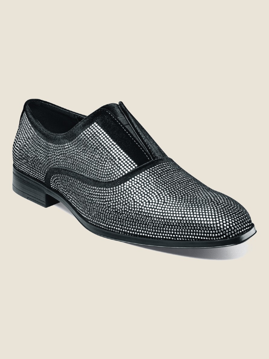 Starleigh Rhinestone Plain Toe Slip On
