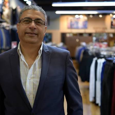 Emad Tawfik, who owns Bronte Menswear